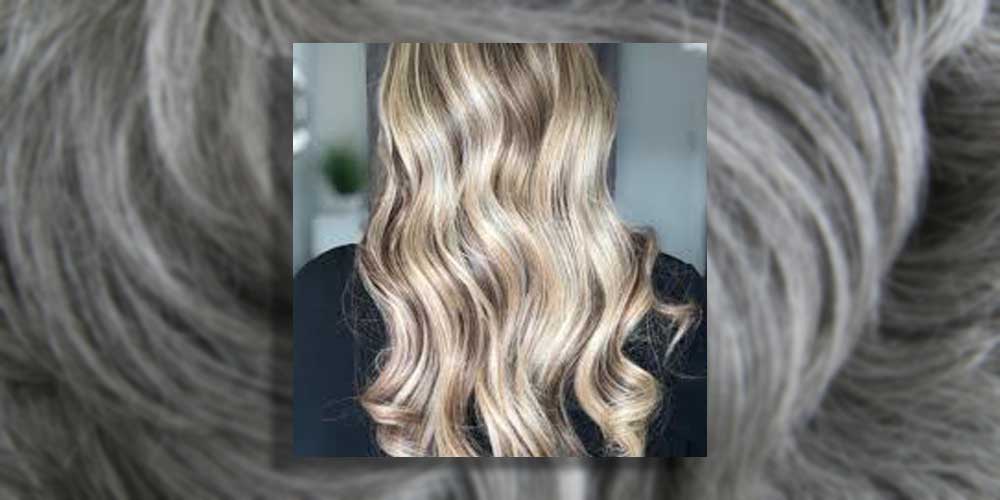 لولایت (lowlight) ملایم - بهترین رنگ مو برای پوشاندن مو‌های سفید